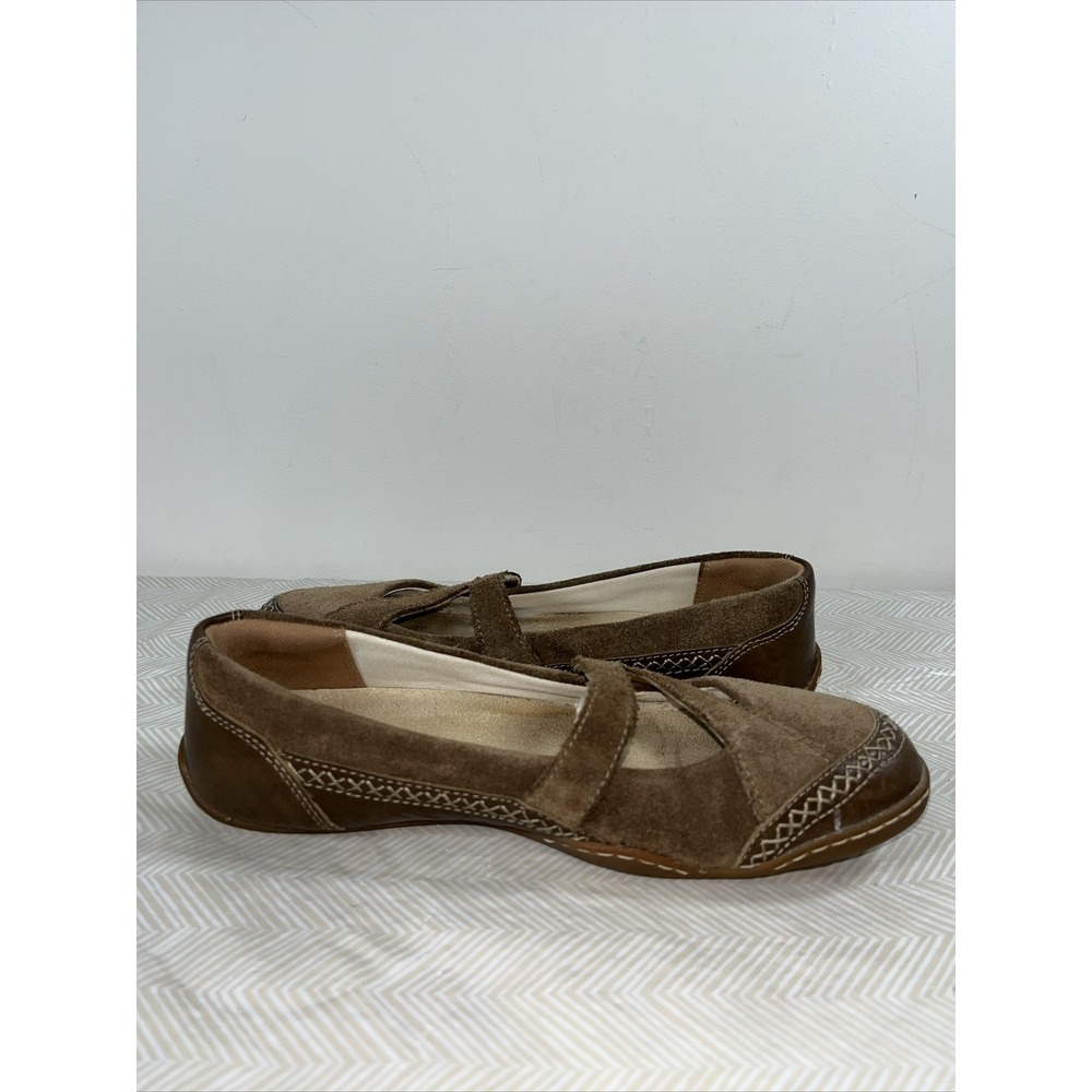Timberland Earthkeepers Women's 7 Brown Suede Slip On Cushioned Loafers Casual - Picture 8 of 16